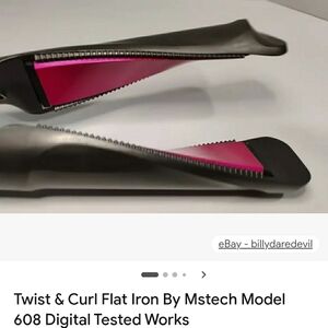 Mstech Pink and Black Hair Straightener